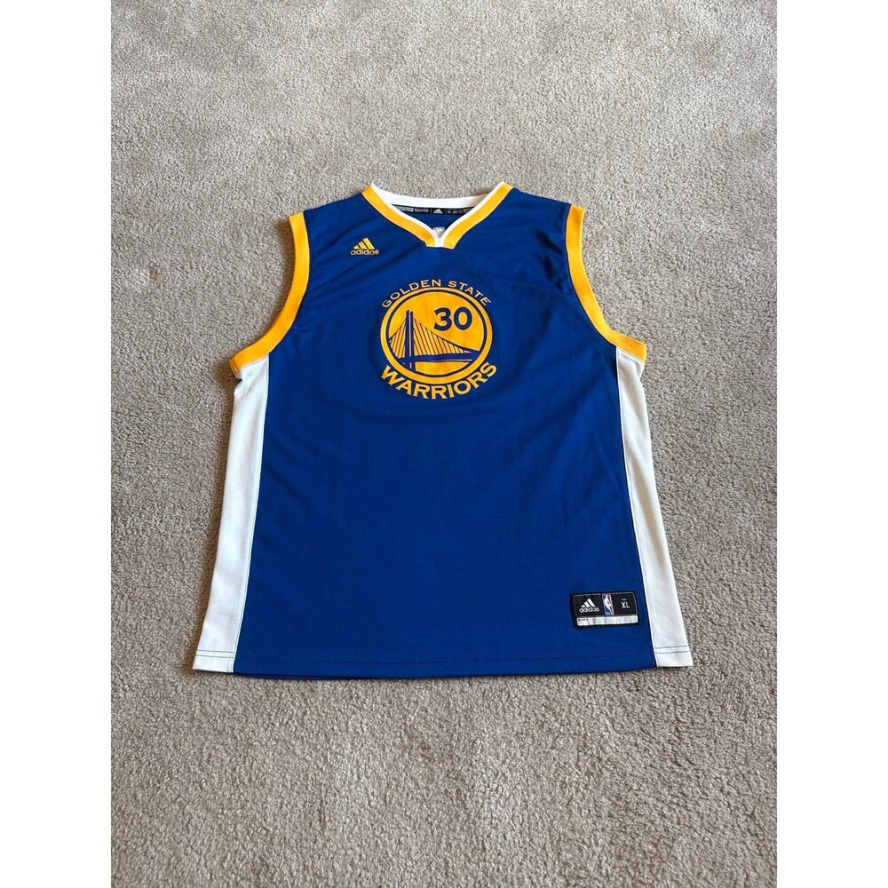 Steph Curry Golden State Warriors Adidas Youth NBA Jersey Size XL